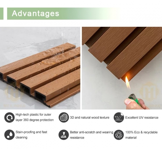 Exterior Coextruded Wood Plastic Wall panel